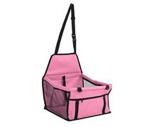 Acouto Siège de Voiture pour Animaux de Compagnie Imperméable et Respirant, Sangles Réglables, Panier de Voiture pour Chien avec Laisse de sécurité pour Chiot Chat Bleu sur la Route, Votre Peut du