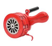 Acouto Sirène à Manivelle Rouge Portable Alarme Forte 120DB pour Écoles