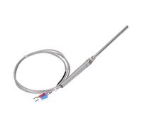 Acouto Sonde de Thermocouple de Type K, Capteur de Température, Jauge de Détecteur, Acier Inoxydable 304, Filetage M8, Surface de 2 Mètres de Différents Types, Mesure 0 à 400 ℃, K Peut Mesurer le