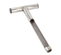 Acouto Sonde D'échantillonnage de Sol avec Poignée en T et 2 Sacs D'échantillons, Kit de Test de Sol Robuste pour Jardin, Ferme et Entretien de la Pelouse, Outil Efficace D'analyse de