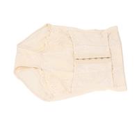 Acouto Sous-vêtements Post-partum Taille Moyenne 2 Couches Crochet et Oeil Respirant Section C Culotte pour Femmes de maternité Couleur de Peau M Double Crochet Conception Oeil Assurer Post-partum (L)