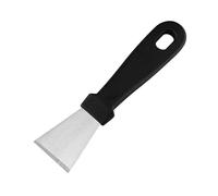 Acouto Spatule de Nettoyage de Cuisine en Acier Inoxydable, Pelle à Vapeur D'huile Durable, Grattoir à Glace pour Dégivrage de Réfrigérateur et (Noir de grande taille (pelle droite) 33g / 1,2oz)