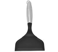 Acouto Spatules à Large Bouche avec Poignée en Acier Inoxydable Crêpes Antiadhésives Pelle à Friture pour Crêpes de Cuisine une Gamme de Poissons Spatule Confortable Grande Largeur de Boîte Grande