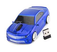 Acouto SportsButo Forme de Souris D'ordinateur sans Fil 2,4 G de Capteur de Haute Précision - Mouse pour Les Jeux D'ordinateur Portable et Utilisation de Bureau (Blue)