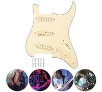 Acouto SSS29 Beige Plastique Guitare électrique chargé Pickguard Pick-up Chargement Pick Guards Ensemble Classique et The of P Guitar PickguardElectric Guitar PickguardGuitar Loaded PickguardPick