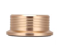 Acouto Stabilisateur de Plateau Tournant 50 Hz, Pince d'enregistrement, Stabilisateur de Poids d'enregistrement avec Détection de Vitesse du Niveau à Bulle pour Lecteur de Disque Vinyle, Les (Gold)