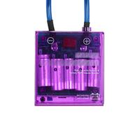 Acouto Stabilisateur de Tension Numérique de Voiture Redresseur de Régulateur de Tension électrique Universel 12 V avec Câbles de Terre et Kit de Matériel de Montage Est la Réponse Directe à (PURPLE)