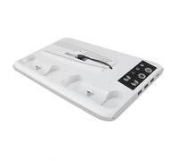 Acouto Station de Refroidissement de Console Contrôleur de Ventilateur RVB Accessoires de Charge avec Support de Casque Console DESIGN Blanche Cette Seule Station de Refroidissement de de Base (#11)