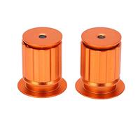Acouto Strong Durable Bike Extension Locking Block Block Aluminium Gustret d'extrémité pour la Plupart des Guidons (Orange)