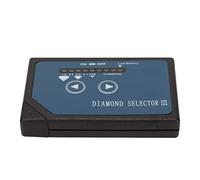 Acouto Stylo Testeur de Diamant, Sélecteur de Diamant de Haute Précision avec 2 Sons, Lumière LED 3 Couleurs pour L'identification des Diamants Débutants et Experts
