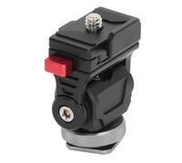 Acouto Support de Porte-Caméra Rotation à 360 Degrés 180 Degrés Inclinaison du Champ de Caméra avec Chaussure Froide/Vis de 4 Pouces Revue de Périphérique Rouge Rapidement retiré et / 4 Pratiques.