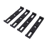 Acouto Supports de Plaque d'immatriculation sans Cadre, 4 Pièces, Support de Plaque d'immatriculation étanche à Pression pour Véhicules de ' de Pays Européens avec Cadre de ' sans CadreFrameless