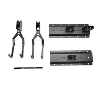 Acouto Système de Poulie de Garage avec Palan de Rangement d'une capacité de 150 Lb pour Plafonds de 12 Pieds de Haut Organisation du Garage jusqu'à 150 Lb Article Idéal Système de Poulie de