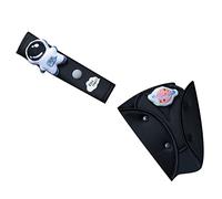 Acouto Tampon de Coussin de Ceinture de Selle de Voiture Mignon en Polyester épais Doux pavé de Bande de Voiture pour le Vaisseau Spatial Rouge Automobile Ne Prenez Pas le Cou de l'espace la