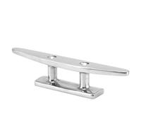 Acouto Taquet de Quai de Bateau à Dessus Plat Bas en Acier Inoxydable, Pièces de Rechange pour Attache de Corde de Pont de Bateau de qualité Marine Taquet de Quai d'usure en Acier Inoxydable de 125