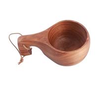 Acouto Tasse à café en Bois de 220 Ml avec Poignée Confortable et Poignée Antidérapante, Verres pour café, thé et Ho PTasses à en BoisTasse à Boire en BoisTasse à thé en à de 220 MlPetite Tasse en