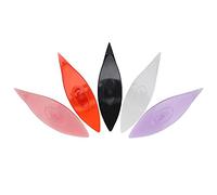 Acouto Tatting -sets Hand coloré - Outil Habbit pour Toutes les Compétences, Accessoires de Couture en Plastique pour les Ménages, Tricot, etc. (12037 noir, rouge, rose fruit, fruit violet)