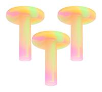 Acouto Teesgolf Ball H 3pcs Rubber Tees Holder Indoor Outdoor Sports Practice AIDS Accessoires pour GOLFER70MM / 2,8 Pouces de Hauteur Environnement et Teegolf Practice Toolfolf (54 mm) (65 mm)