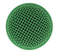 Acouto Tête des Boules de Remplacement de la Calandre en Acier Inoxydable avec Pare-brise en Mousse pour les Microphones SM58, Protecteur-résistant pour la Tête de Microphone (GREEN)