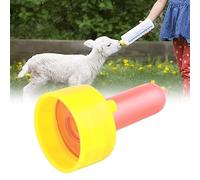 Acouto Tétine d'agneau au Lait de Chèvre, Tétine en Caoutchouc de Silicone pour Biberon de Lait de Chèvre, Facile à Installer, Solution d'alimentation Anti-étouffement pour Agneaux et Veaux