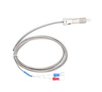 Acouto Thermocouple 0 ? 400 ℃ Type K Sonde de Capteur de Température Ressort de Compression Filetage M12 2 M / 6,56 Pieds Permet de Détecter la Réponse du Capteur à Partir du Thermocouple de (4M)