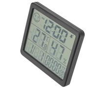 Acouto Thermomètre Numérique Hygromètre Réveil Induction Sensible Hygromètre électronique de Haute Précision avec écran LCD 5 Pouces Blanc Intérieur en Temps de Moniteur Quatre Thermomètre Sensible