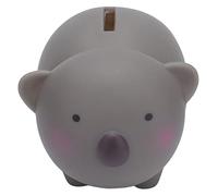 Acouto Tirelire en Vinyle Sûre, Robuste, Grande capacité pour Enfants, Garçons et Filles (Ours)