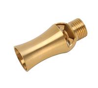 Acouto Tour de Glace en Cuivre, Tête de Pulvérisation en Cèdre Cascade de Cuivre, Buse de Fontaine d'eau Réglable, Facile à Installer pour étang de Jardin (Filetage mâle G1/2 pouces 7,1 cm)