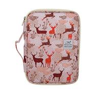 Acouto Trousse à Crayons à Croquis, Organiseur à Fermeture éclair de Grande capacité pour 96 Crayons à Croquis et 72 Stylos Aquarelle, avec Nylon pour étudiants, Artistes, (96 Couleurs)