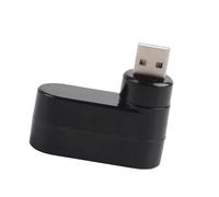 Acouto Turning Splitter USB-Hub Adapter Adapter Slim Design pour PC Notebook Ordinateur Portable pour Travailler à Domicile (Black)
