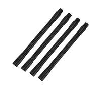 Acouto Tuyau de Lampe de Table, 4 Pièces Tuyau de Lampe à Col de Cygne en Aluminium de Calibre 10 Mm Flexible de Lampe de Table de Bureau Raccords D'éclairage (15cm)