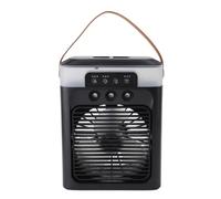 Acouto Ventilateur de Brumisation de Refroidissement avec 3 Buses, Refroidisseur d'Air Portable Rechargeable par USB de 400 Ml pour les Voyages en Plein Air, Ventilateur Humidificateur Compact avec