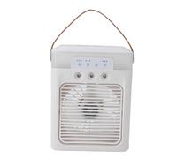 Acouto Ventilateur de Brumisation de Refroidissement avec 3 Buses, Refroidisseur d'Air Portable Rechargeable par USB de 400 Ml pour les Voyages en Plein Air, Ventilateur Humidificateur Compact avec