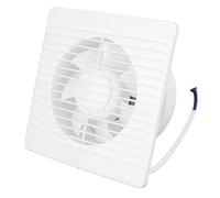 Acouto Ventilateur D'extraction Mural à 7 Pales, Extracteur de Ventilation Portable avec Clapet Anti-retour pour Garage, Sous-sol, Atelier, Cuisine, Poulailler, (6 pouces (ID 153 mm, épaisseur 5 mm))