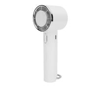 Acouto Ventilateur Personnel USB Rechargeable, 5 Vitesses, Batterie de 2000mAh, Ventilateur Portable Portable de Puissance de Refroidissement Turbo, (WHITE)