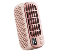 Acouto Ventilateur Portable sans Lame, Ventilateur de Refroidissement de Bureau Rechargeable par USB avec Veilleuse, Prend en Charge 5 Vitesses de Vent et 2 Modes d'éclairage pour la Maison, le