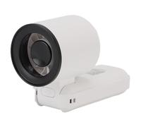 Acouto Ventilateur Portable Turbo sans Fil 5 Vitesses,3000mAh avec Affichage Numérique,Conception Pliable à 135° pour Voyage,Maison,Bureau,Extérieur,Camping (WHITE)