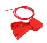 Acouto Verrouillage par Câble Étiquette d'arrêt de Vanne Industrielle Serrure en Acier Inoxydable Anti-corrosion Verrouillage par CâbleVerrouillage par Câble RéglableVerrouillage de Vanne