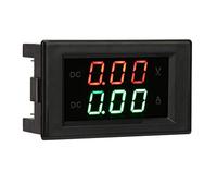 Acouto Voltmètre DC DC, Ampèremètre à Double Affichage 3,5 à 30 V 20 A avec Connexion Shnt et Fil de Terre Intégrée, Rafraîchissement Rapide pour les Tests d'alimentation de la Batterie