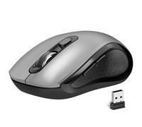 ACOZYKITTEN Souris sans fil ergonomique 2,4 G 2400 DPI Souris sans fil silencieuse et antidérapante avec récepteur USB, 6 boutons, convient pour ordinateur portable, PC, Chromebook, Mac, MacBook -