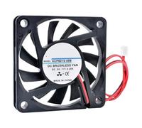 ACP6010 6cm 60mm ventilateur 60x60x10mm DC5V 12V 24V 2pin refroidissement Ultra mince for châssis CPU puissance routeur 1 pièces(5V Sleeve)