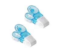 Acpetdr Lot de 2 outils de retrait de pilules - Pour personnes âgées, handicapées, mains d'arthrite - Portable - Bleu