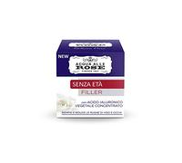 Acqua alle Rose Crème Visage avec Acide Hyaluronique Légumes Filler, Crème Sans Âge Anti-rides avec Acide Hyaluronique Végétal, Remplit et Réduit les rides du Visage et des Yeux, 50 ml