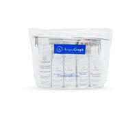 ACQUAGRAPH® Coffret cosmétique AcquaTravel, Pack Routine Anti-Âge, crèmes femme Anti-rides, Anti-âge, Anti-imperfections, Anti-Cellulite, comprend un sérum à la vitamine C.