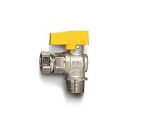 Acquastilla 110410 Robinet équerre MF pivotant pour gaz