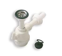 Acquastilla 112376 Siphon une voie avec bonde et vidage