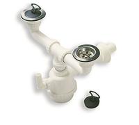 Acquastilla 112773 Siphon deux voies avec bonde et vidage