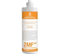 AcquaXcasa - Filtre à baïonnette 2MF AG | Compatible avec Everpure AC et 2DC | Avec ions d'argent | Pour eau potable | Élimine le chlore, la turbidité | 1 unité, plastique (2MF AG)