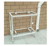 ACRaBoss Support de Climatiseur Robuste,Rt de Condenseur En Acier Galvanisé Pour Mini-Unités Sans Conduit Et Cvc, Solution de Montage Au Sol Durable/Sier/90 * 40 * 120Cm