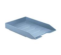 Acrimet Corbeille à Courrier Empilable Organiseur de Bureau pour Papier et Document A4 (Plastic Durable) (Couleur Bleu) (1 unité)